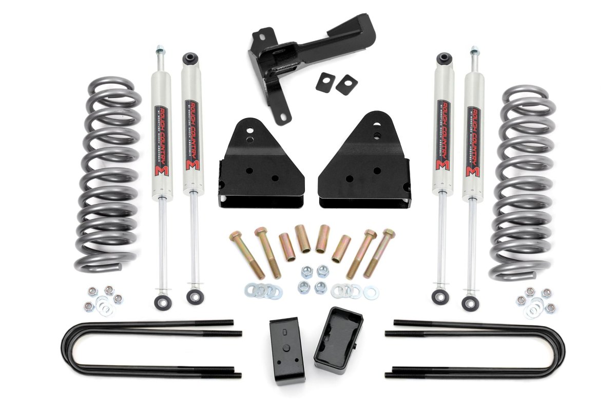 Ford F-250 Super Duty Suspension Lift Kit - Front - Rough Country - 3 Inch Lift Kit | FR Springs | M1 - '05-'07